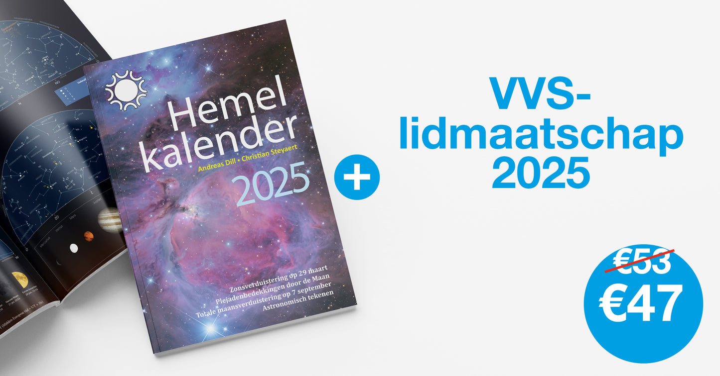 Hemelkalender 2025 + lidmaatschap 2025