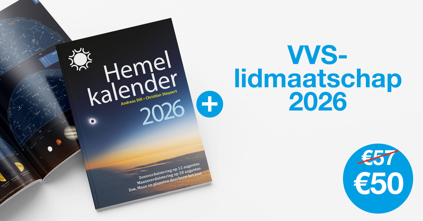 Hemelkalender 2026 + lidmaatschap 2026