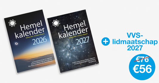 Hemelkalender 2027 + 2026 + lidmaatschap 2027