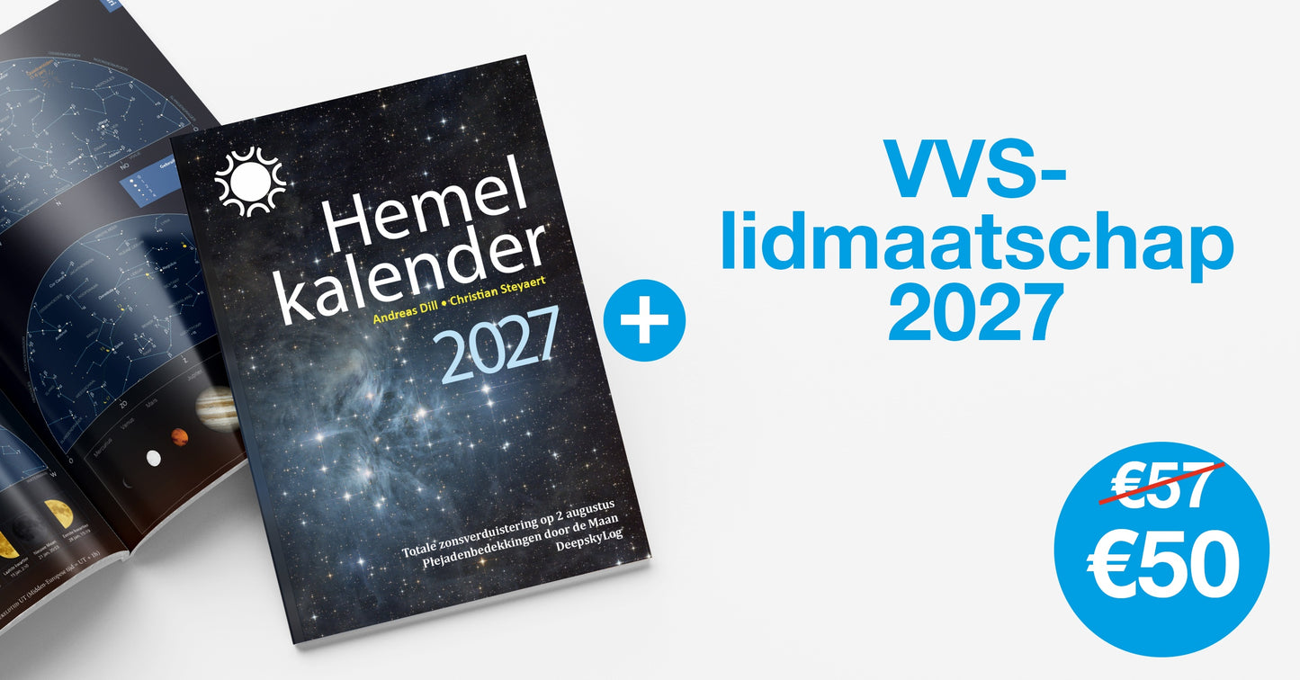 Hemelkalender 2027 + lidmaatschap 2027